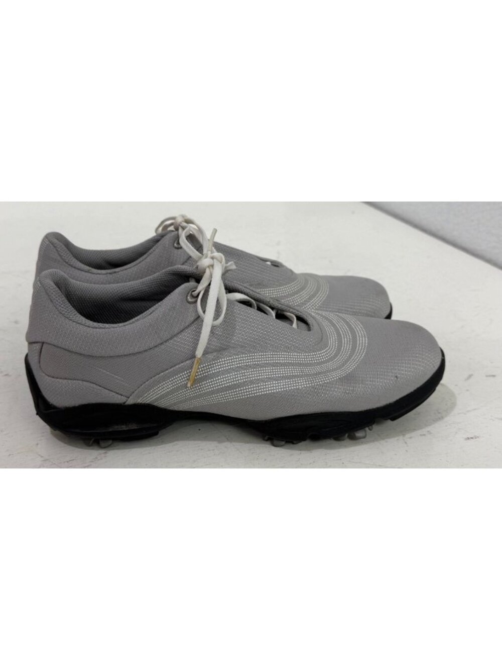 Adidas Gray Golf Shoes With Spikes Lightweight Comfortable Womens Size 8